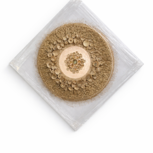 Cuadro Decorativo Mandala Texturizado en Relieve