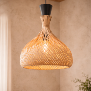 Lámpara colgante artesanal Mauwi ( 31 X 32 CM )