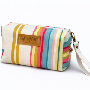 Neceser Rayado Pastel Multicolor