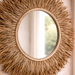 Espejo Totora y Cola de Zorro ( 40 x 80 CM )