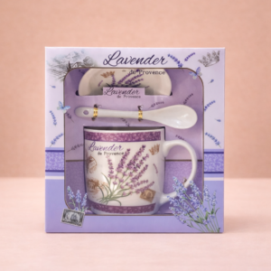 Set de Taza, Plato & Cuchara “Lavender de Provence”