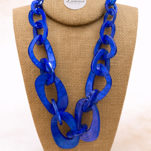 Collar De Resina Color Azul SISUPIERAS
