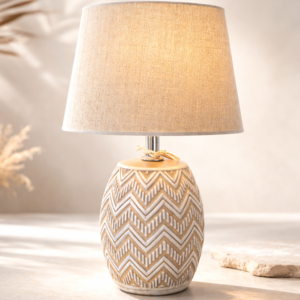 Lámpara Decorativa de Cerámica Texturada