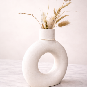 Jarrón Decorativo Minimalista ( 20 X 16 CM )