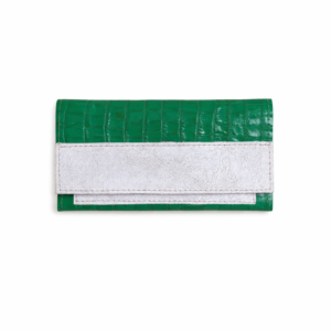 Monedero de Cuero Verde  – Lola Abate