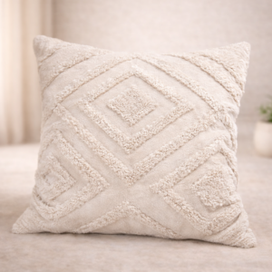 Almohadón Boho Texturado “Relieve Natural” ( 45 X 45 CM )