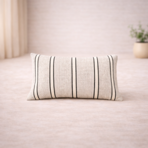 Almohadón Rayado Natural ( 60 X 40 CM )