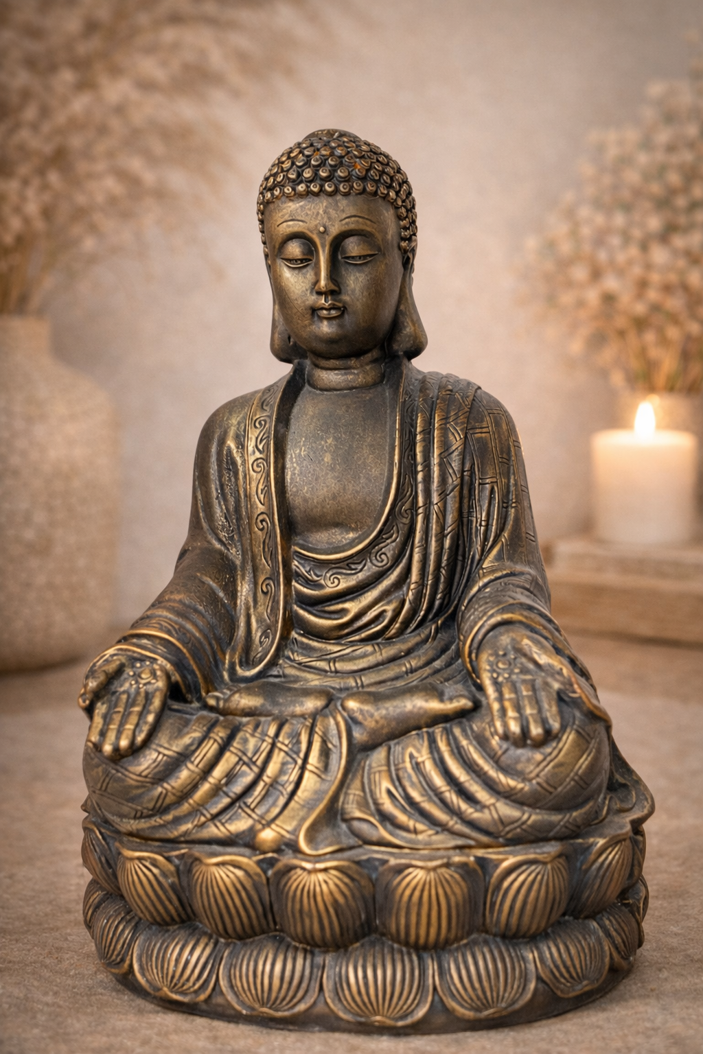 Buda Flor de Loto ( 30 CM )