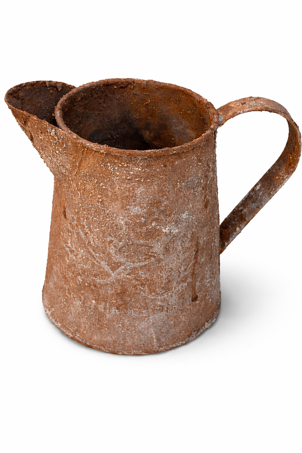 Jarra Rústica Vintage de Hierro ( 14 X 11 CM )