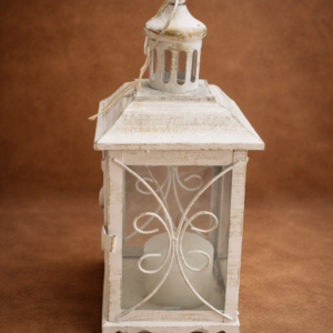 Farol Vintage Blanco Chico ( 29 X 11 CM )