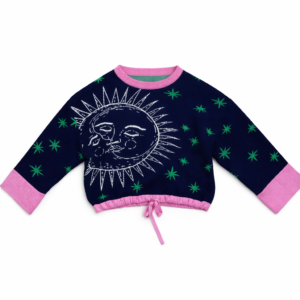 Sweater Cropped Boho Sol & Estrellas Talle M