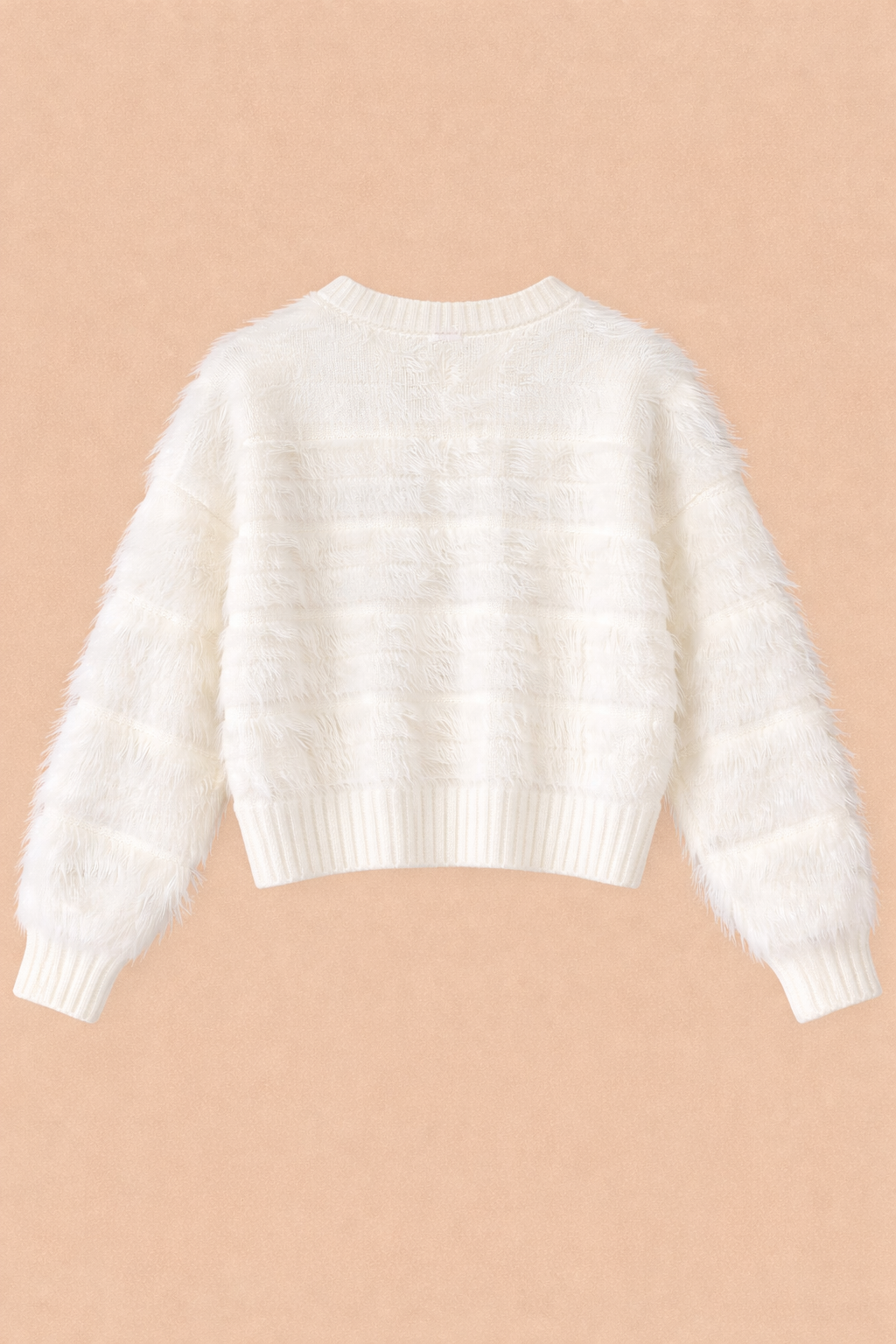 Suéter Peludo color Blanco Talle S - Imagen 2