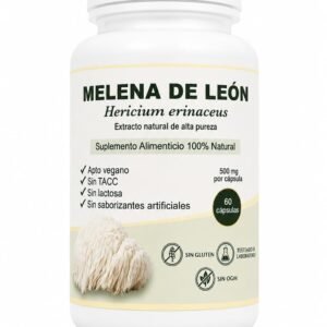 MELENA DE LEÓN 500 MG | HERICIUM ERINACEUS | 100% NATURAL