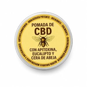 POMADA DE CBD CON APITOXINA Y EUCALIPTO